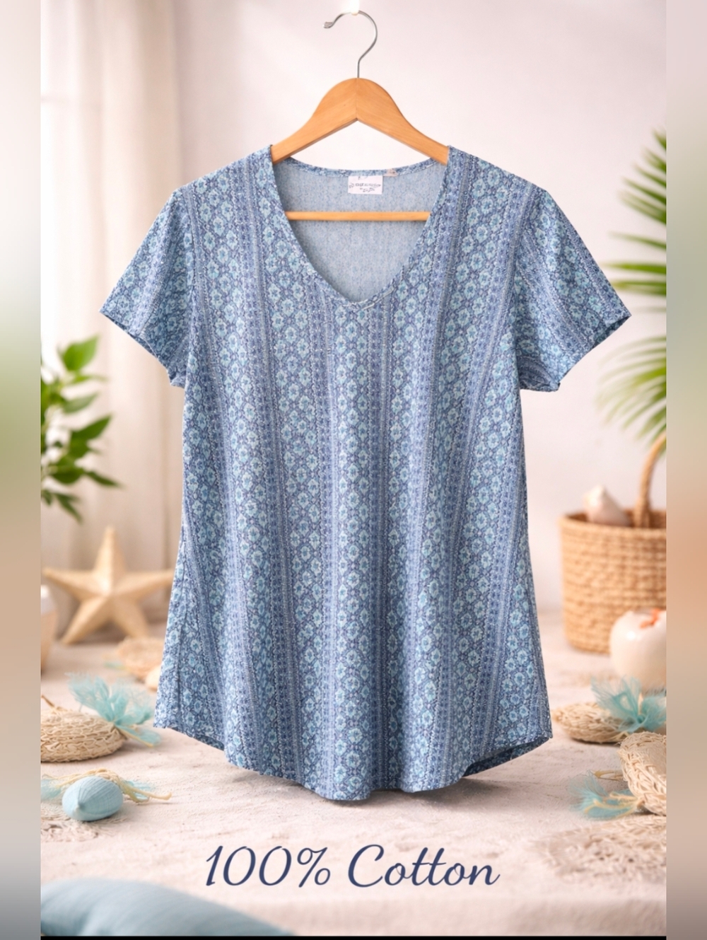 Prairie Cotton | Women's Large |  Made in the U.S.A. | NWOT | 100% Cotton